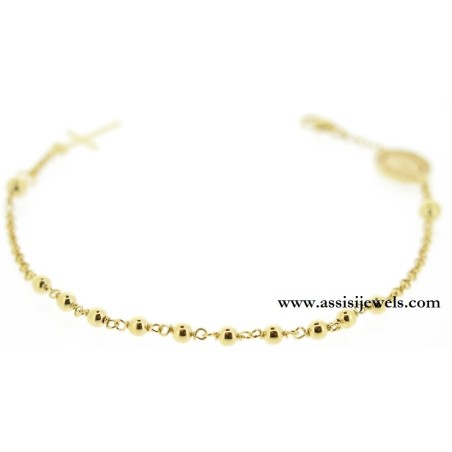 925 sterling silver rosary bracelet