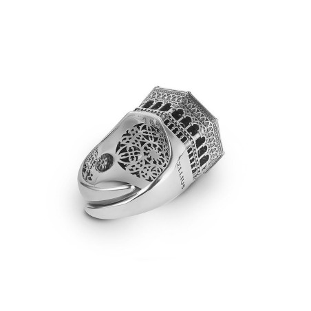 Sterling silver Milan Ellius ring