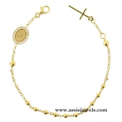 925 sterling silver rosary bracelet