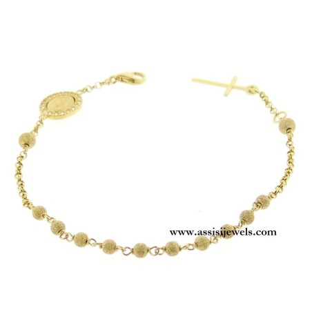 Bracciale rosario argento 925