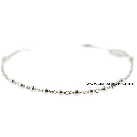 925 sterling silver rosary bracelet