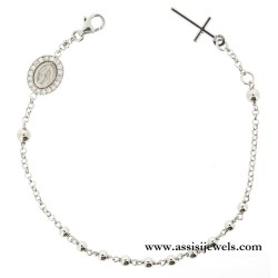 925 sterling silver rosary bracelet