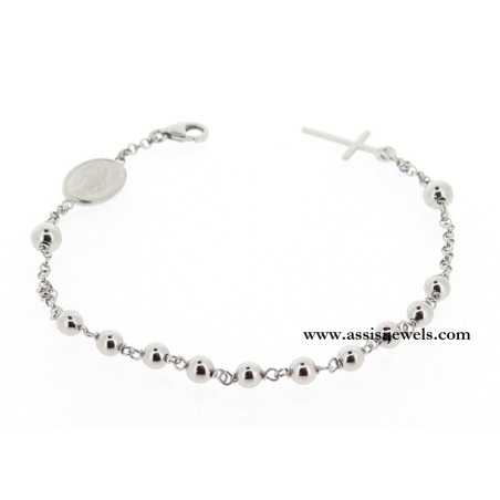 Bracciale rosario argento 925