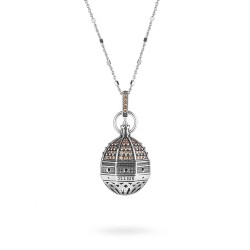 Ellius collana Cupola di Firenze in argento