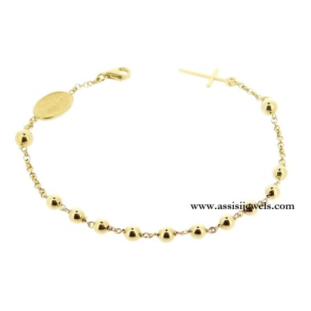 925 sterling silver rosary bracelet