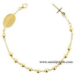 Bracciale rosario argento 925