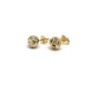 18 kt gold pvz earrings
