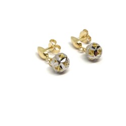 18 kt gold pvz earrings