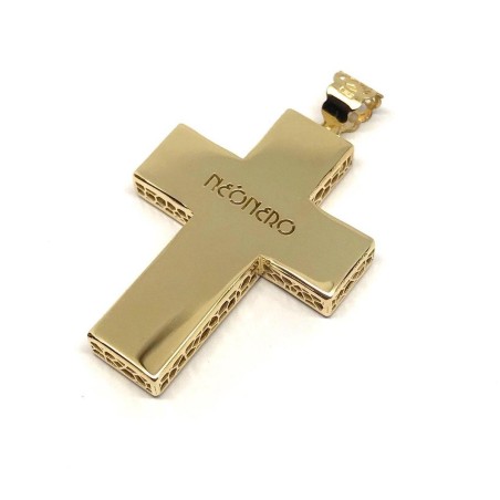 Neonero croce oro 18 kt