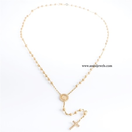925 sterling silver rosary necklace