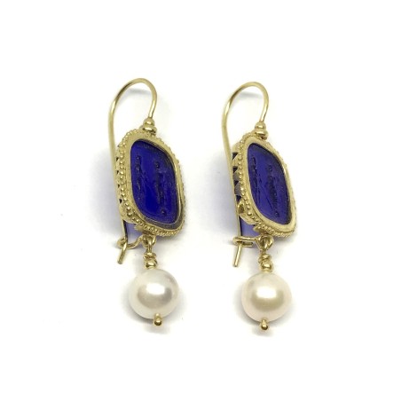 Fabula etrusca orecchini oro 18 kt
