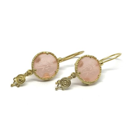 Fabula etrusca 18 kt gold earrings