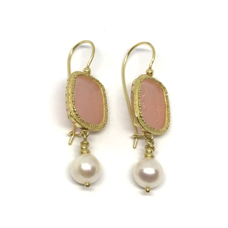 Fabula etrusca 18 kt gold earrings