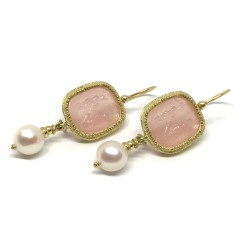 Fabula etrusca 18 kt gold earrings