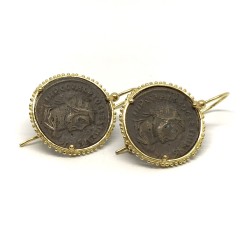 Fabula etrusca orecchini oro 18 kt