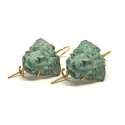 Fabula etrusca 18 kt gold earrings
