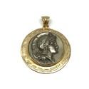 Fabula etrusca pendente oro 18 kt