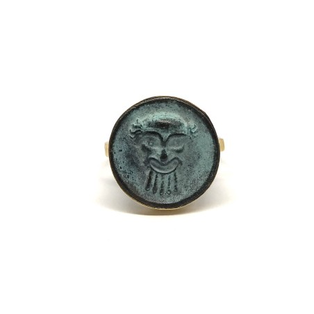 Fabula etrusca 18 kt gold ring