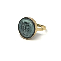Fabula etrusca anello oro 18 kt