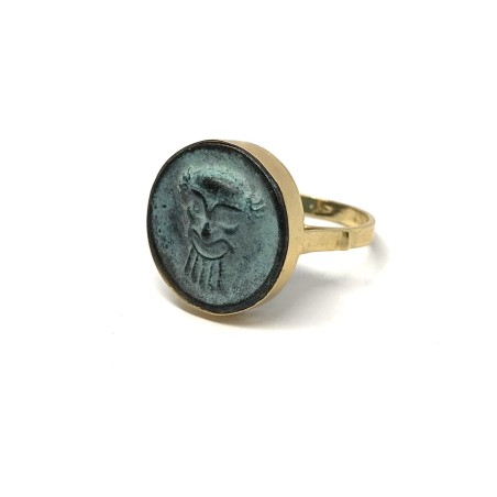 Fabula etrusca anello oro 18 kt