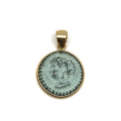 Fabula etrusca 18 kt gold pendant