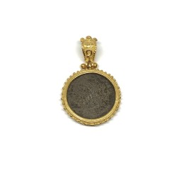 Fabula etrusca pendente oro 18 kt