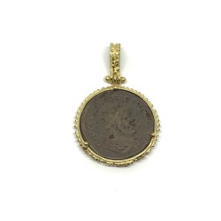 Fabula etrusca pendente oro 18 kt
