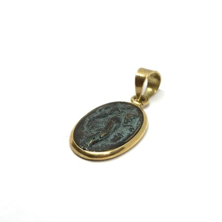 Fabula etrusca 18 kt gold pendant