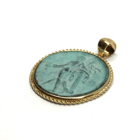 Fabula etrusca pendente oro 18 kt