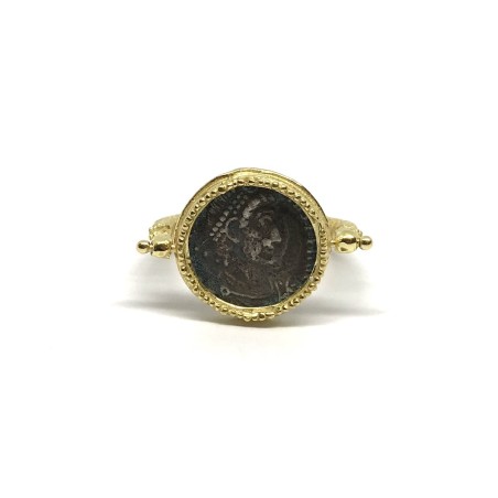 Fabula etrusca anello oro 18 kt