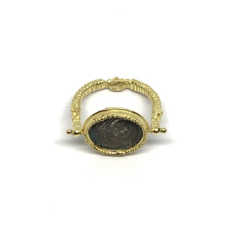 Fabula etrusca 18 kt gold ring