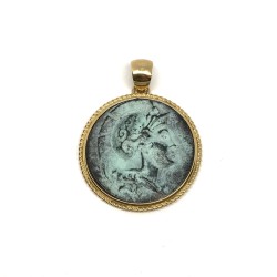 Fabula etrusca pendente oro 18 kt