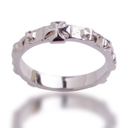Anello rosario in argento 925