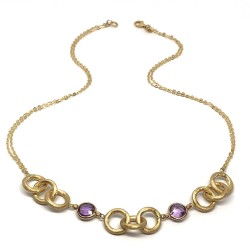 Bolzon collana donna oro giallo 18kt