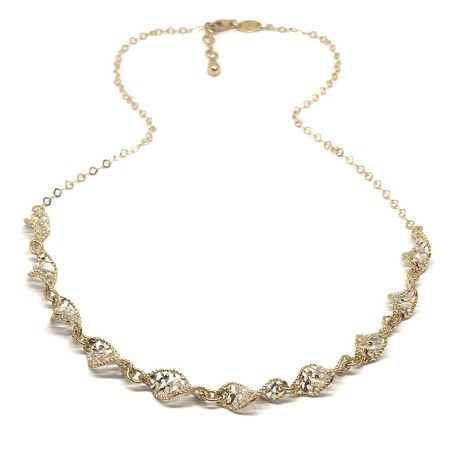 18 kt gold pvz necklace
