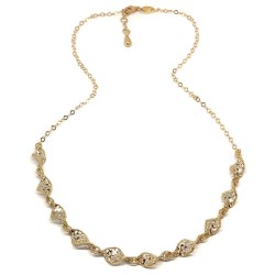 18 kt gold pvz necklace