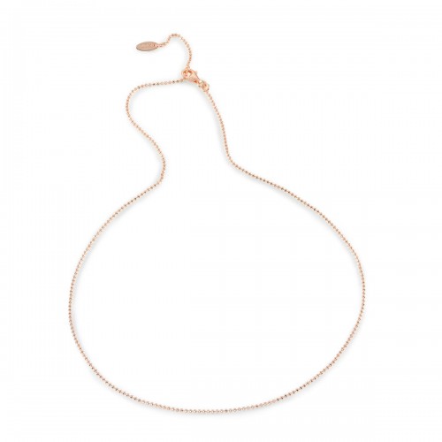 Humilis rose gold plated sterling silver brilliant chain