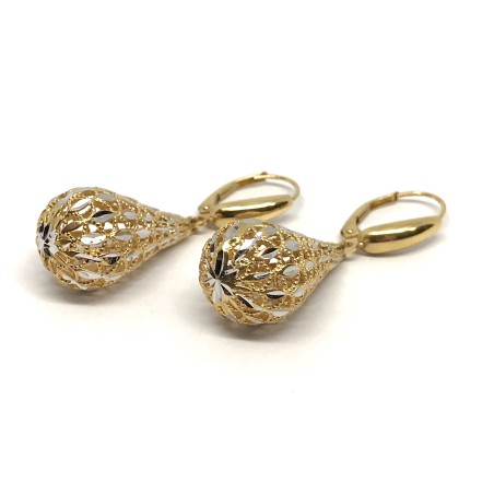 Orecchini pvz oro 18 kt