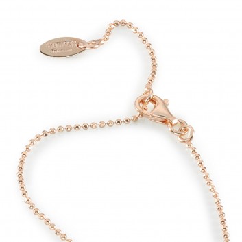 Humilis rose gold plated sterling silver brilliant chain