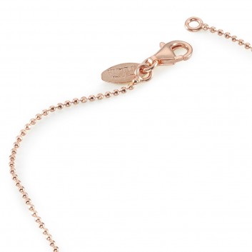 Humilis rose gold plated sterling silver brilliant chain
