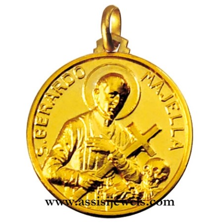 Medaglia di San gerardo oro 18 kt