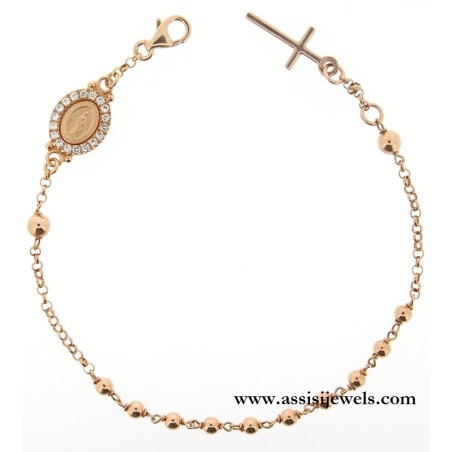 925 sterling silver rosary bracelet