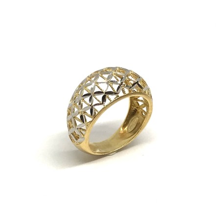 18 kt gold pvz ring