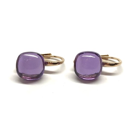18 kt gold earrings