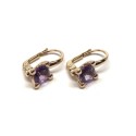 18 kt gold earrings