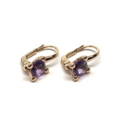 18 kt gold earrings