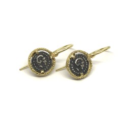 Fabula etrusca 18 kt gold earrings