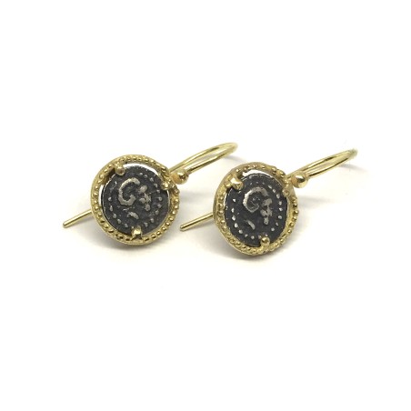 Fabula etrusca 18 kt gold earrings