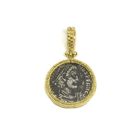 Fabula etrusca 18 kt gold pendant