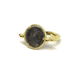 Fabula etrusca anello oro 18 kt